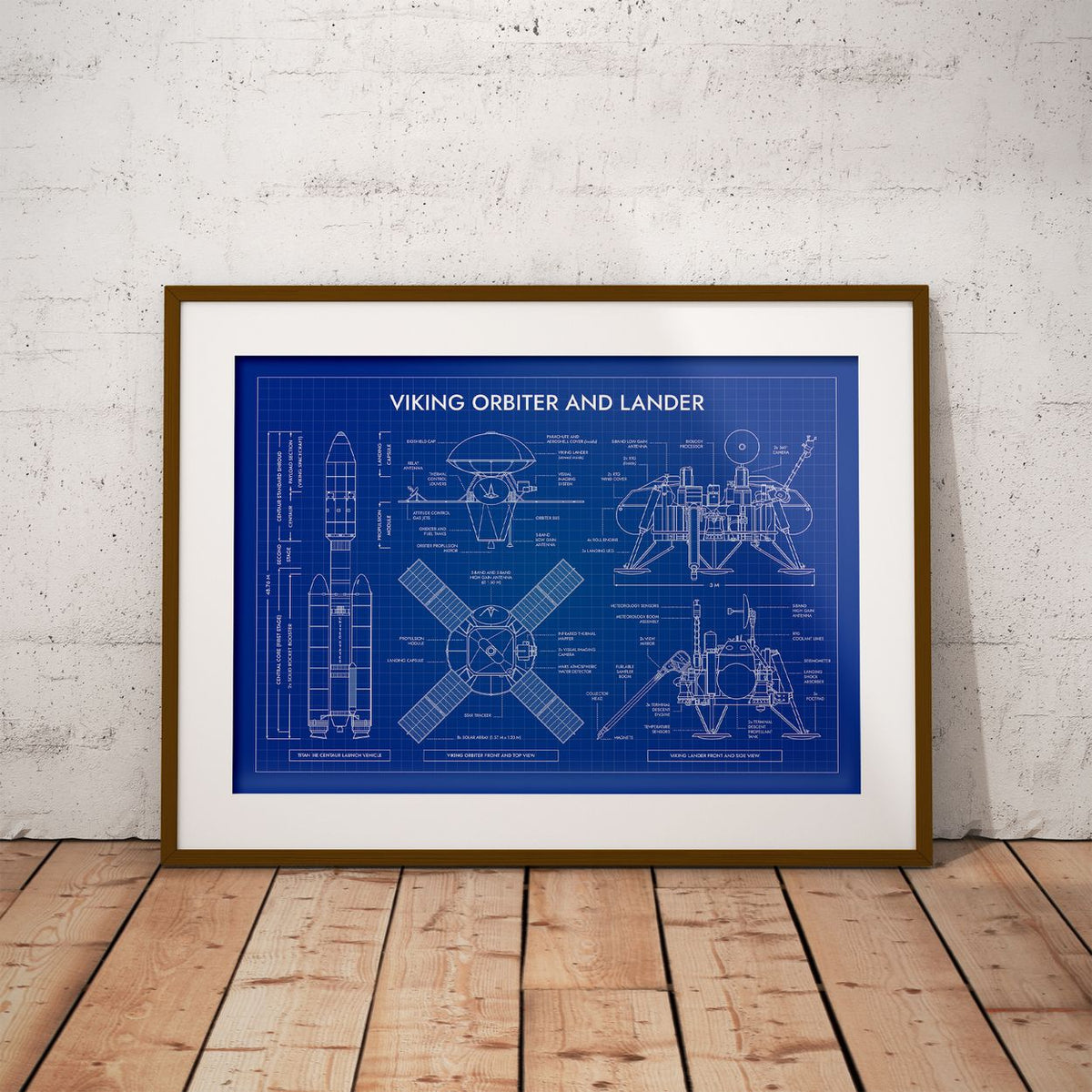 Viking Spacecraft Poster