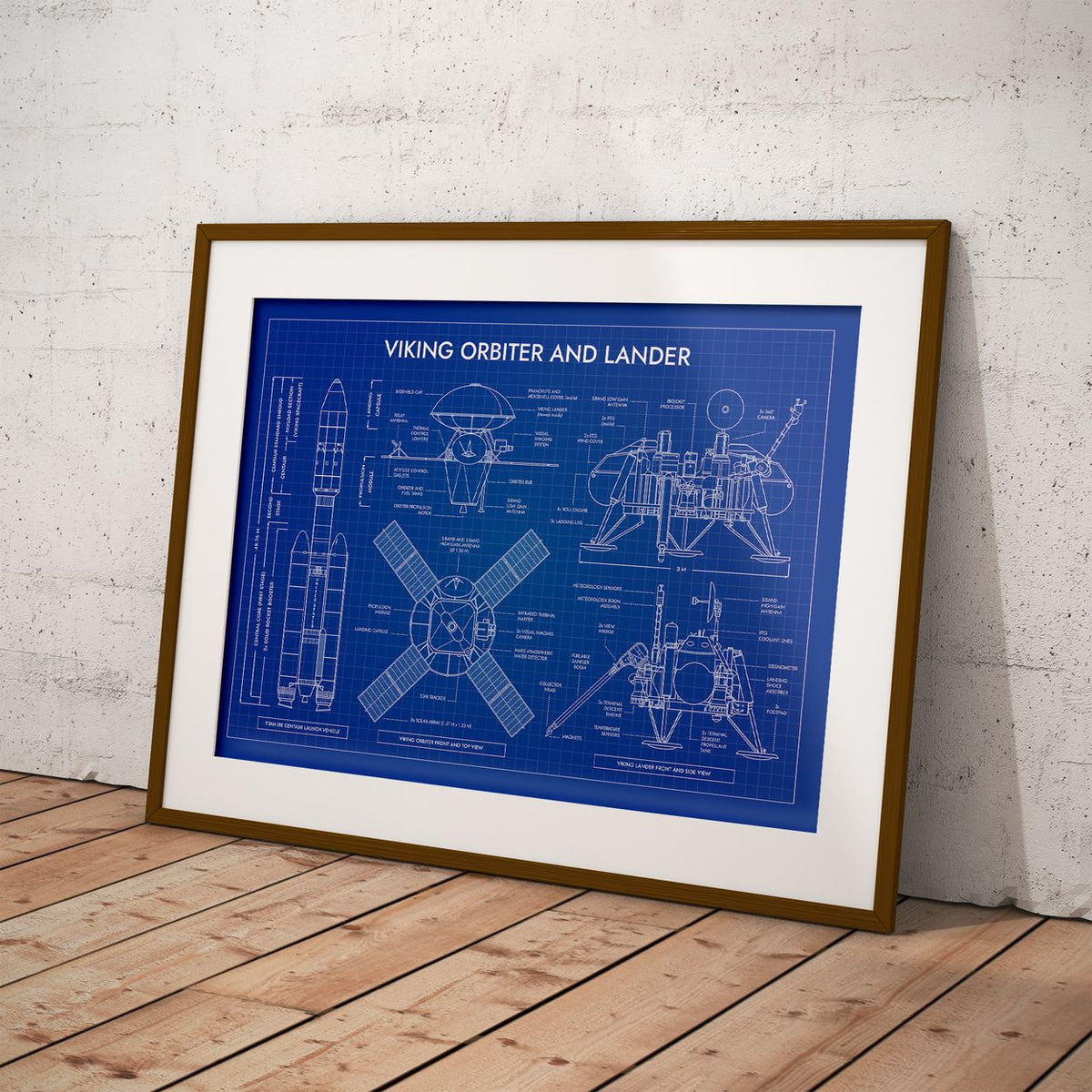 Viking Spacecraft Poster
