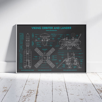 Viking Spacecraft Poster