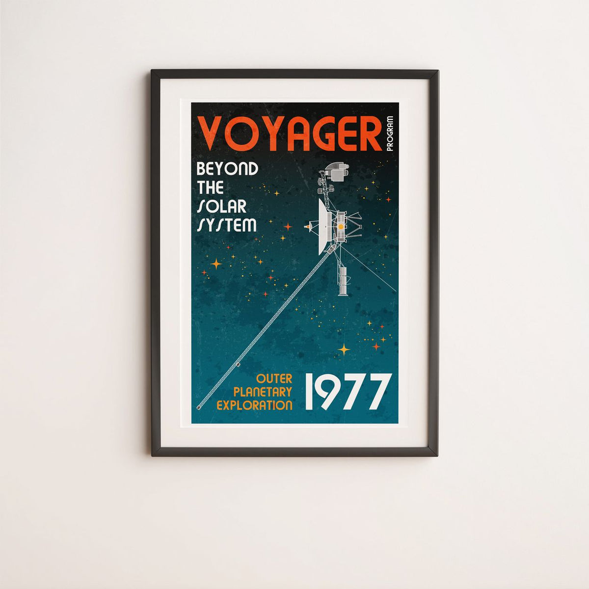Voyager (Retro) Poster