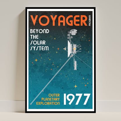 Voyager (Retro) Poster