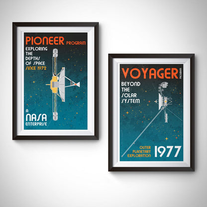 Voyager (Retro) Poster