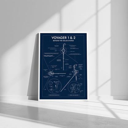 Voyager. Outer Planet Exploration Probes Vertical Poster