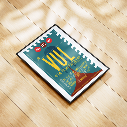 Vulcan Boarding Pass (Pop) Poster