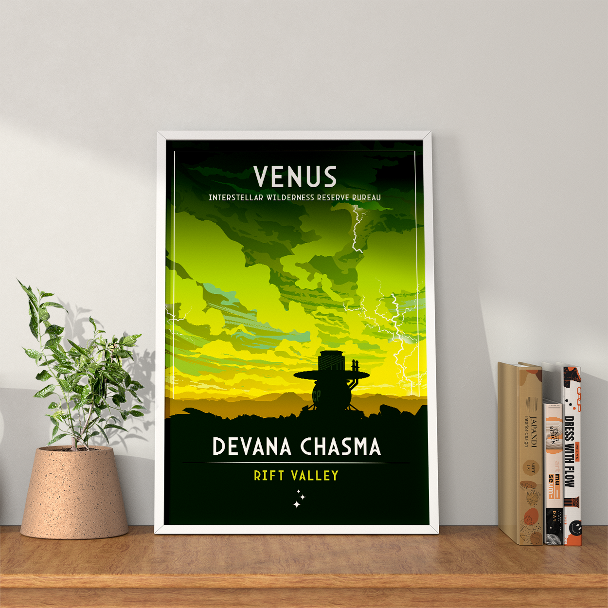 Venus. Devana Chasma (Interstellar Wilderness Reserve Bureau Series) Poster