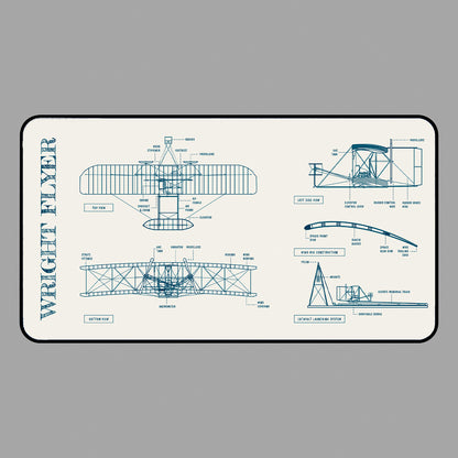 Wright Flying Machine Desk Mat