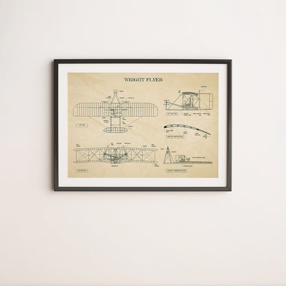 Wright Flying Machine Poster