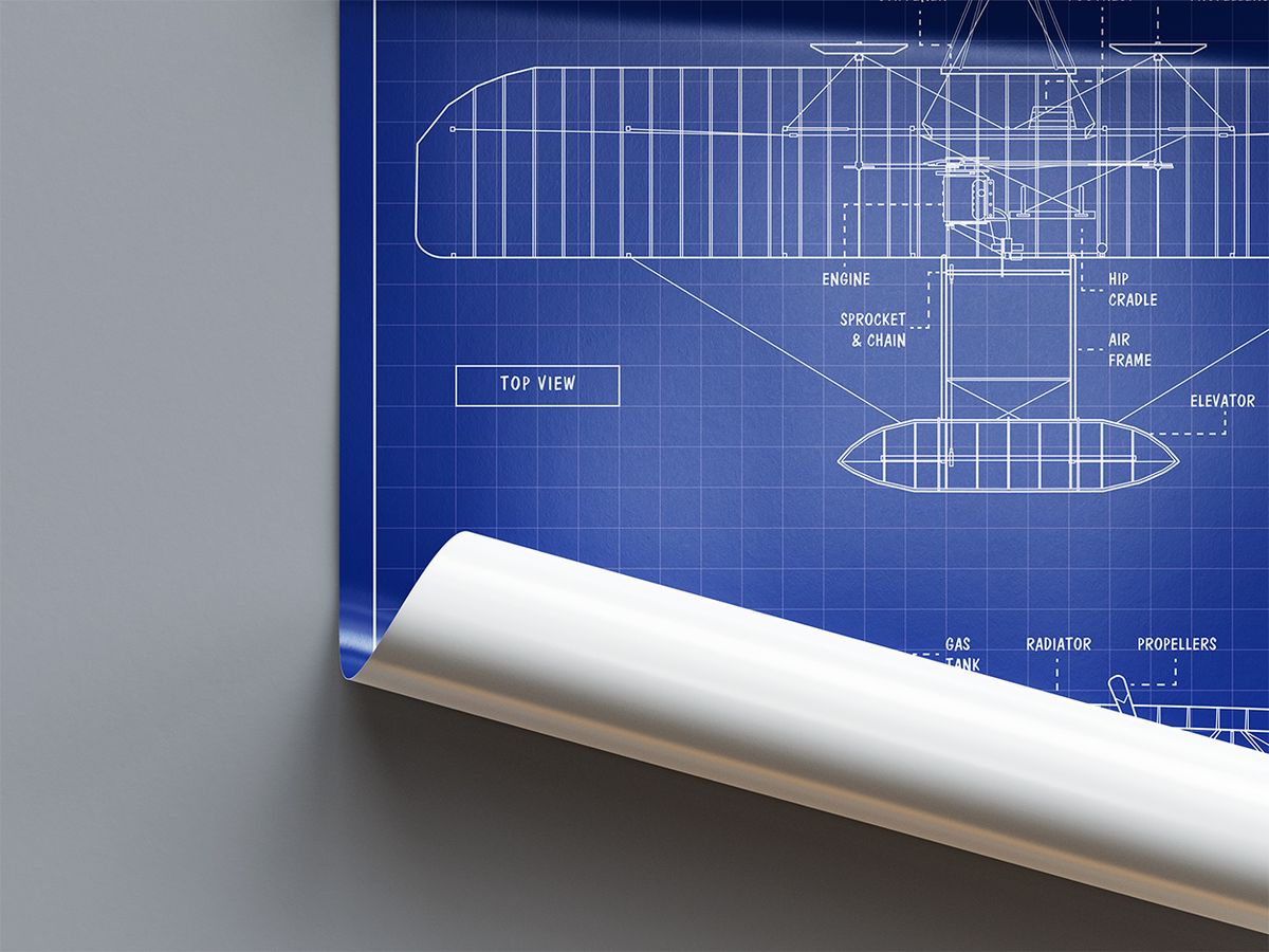 Wright Flying Machine Poster