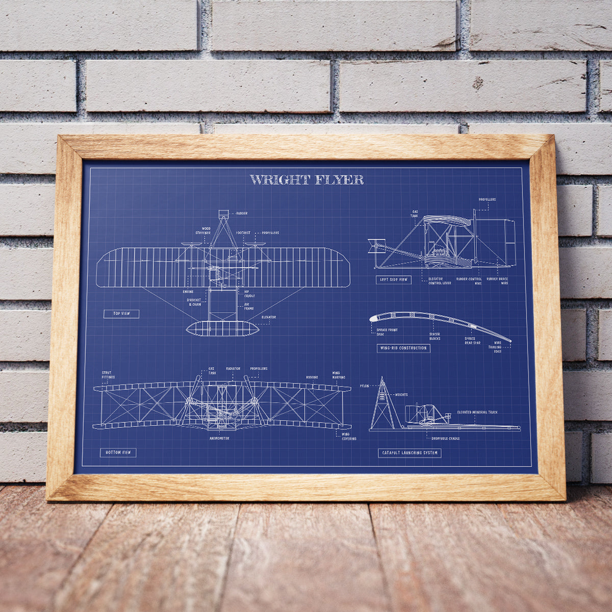 Wright Flying Machine Poster