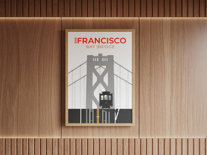 San Francisco Bay Bridge Poster