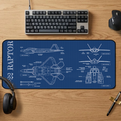 F-22 Desk Mat