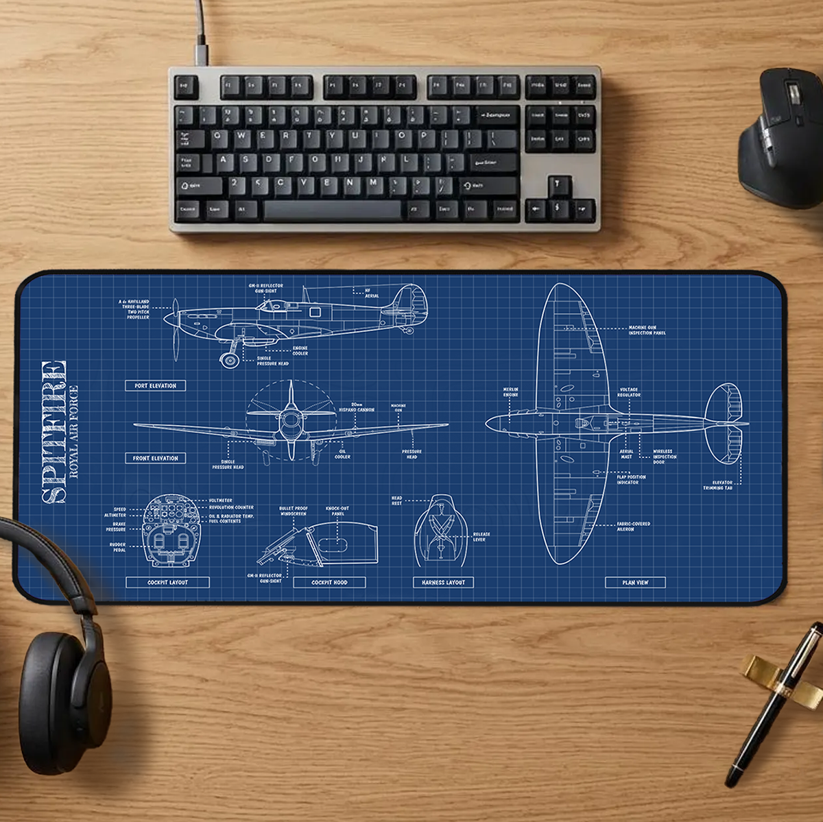 Spitfire Desk Mat