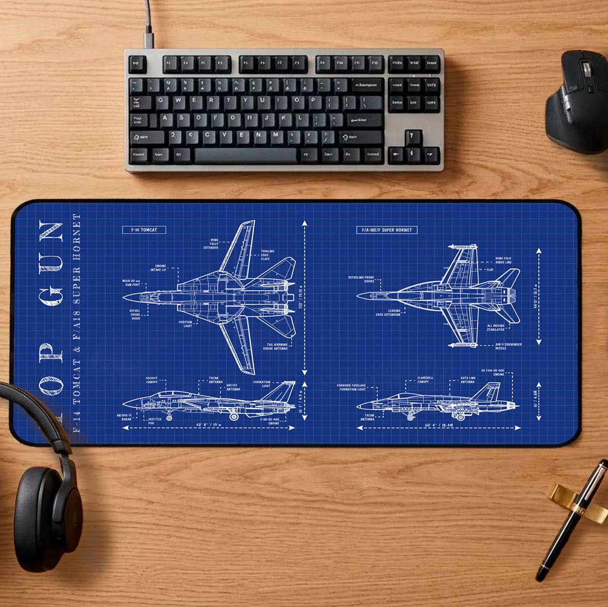 Top Gun Desk Mat