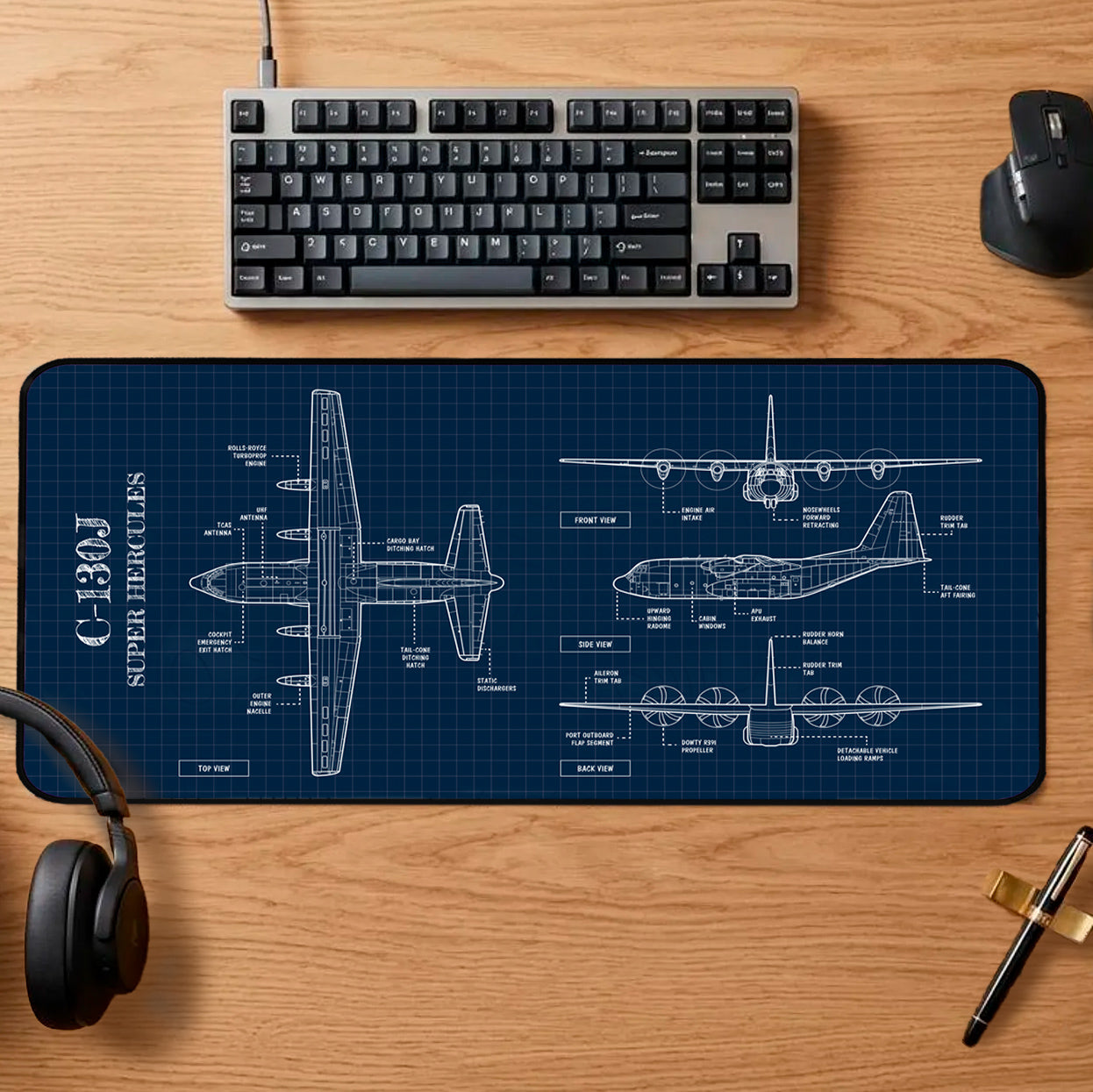 Super Hercules (C-130J) Desk Mat