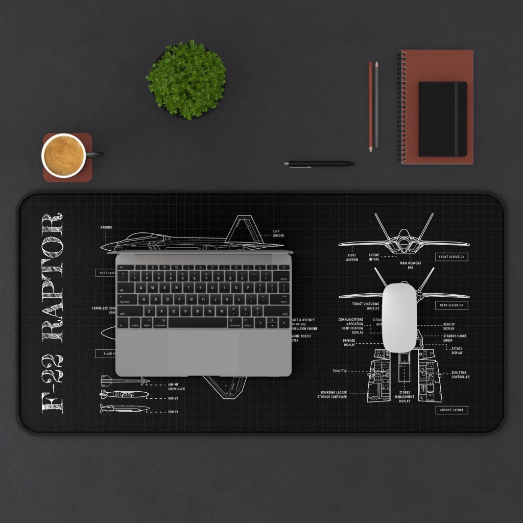 F-22 Desk Mat