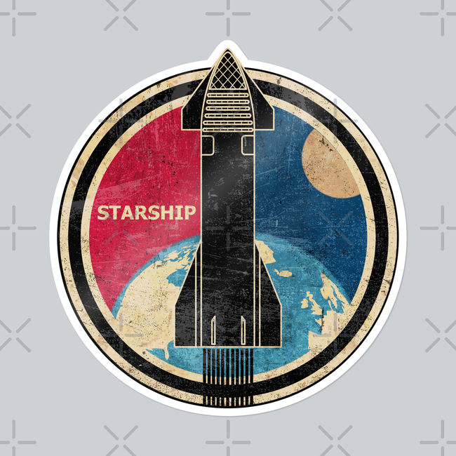 SpaceX Starship Classic - Sticker