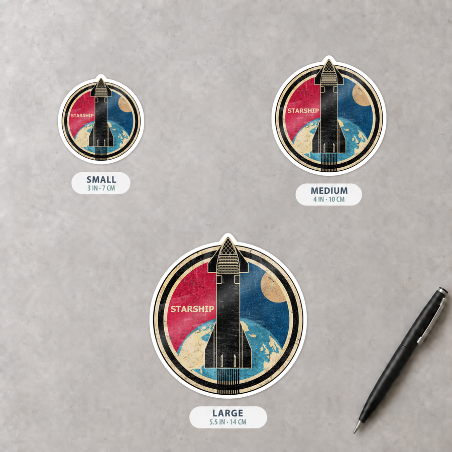 SpaceX Starship Classic - Sticker