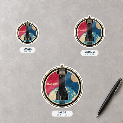 SpaceX Starship Classic - Sticker