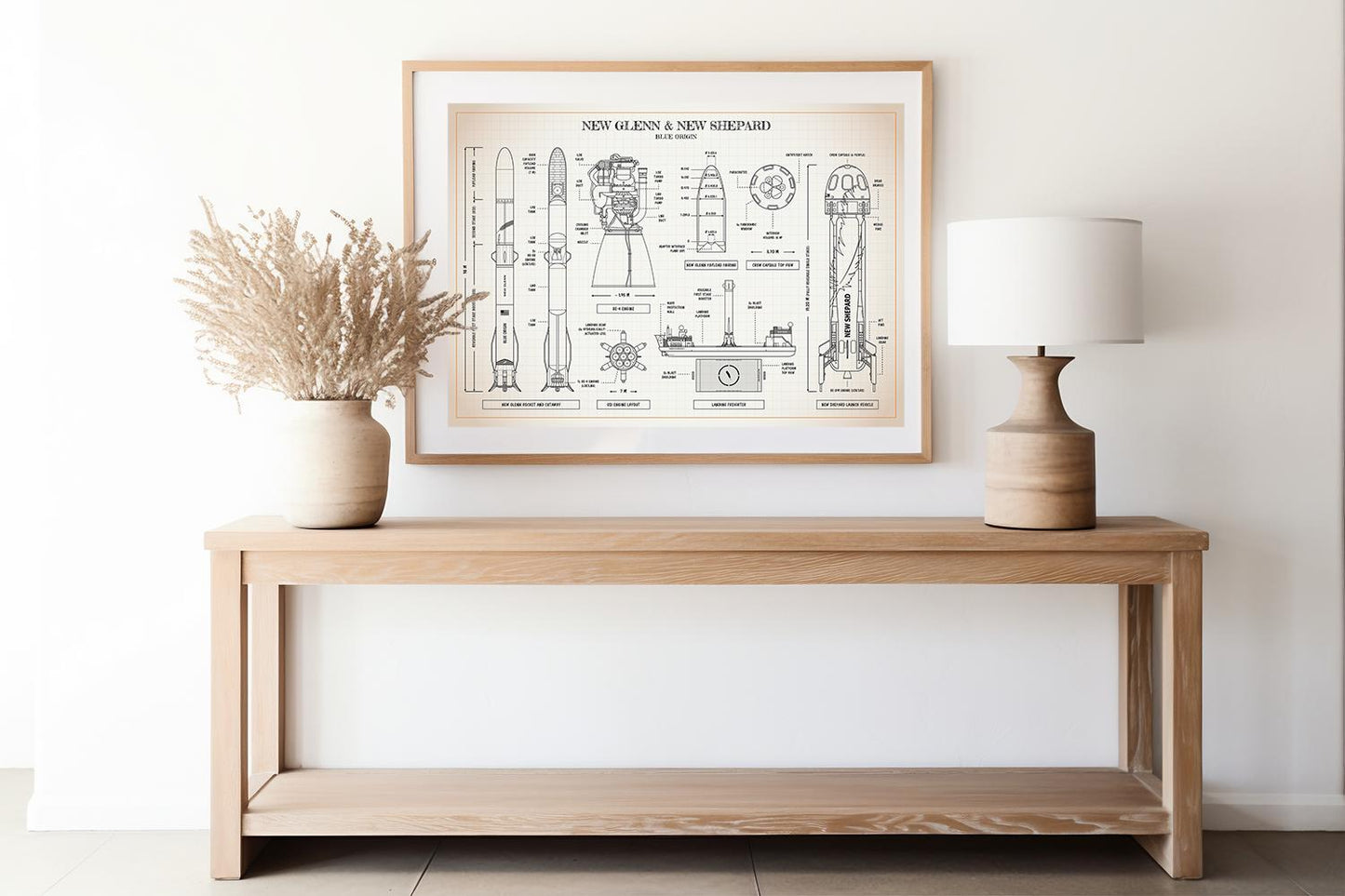 New Glenn New Shepard Poster