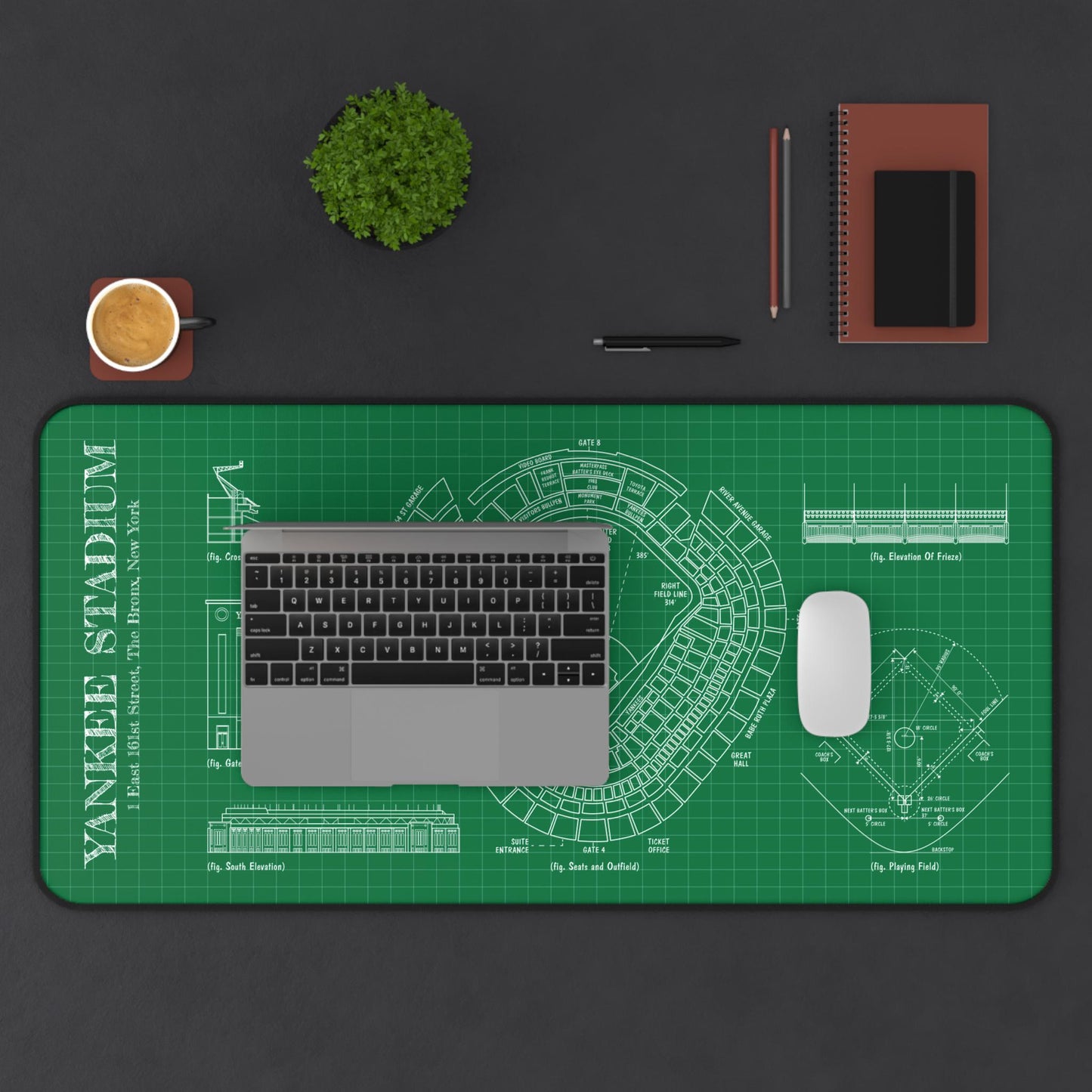 Yankee Stadium Desk Mat