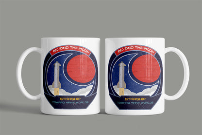 Starship: Beyond The Moon. Toward Many Worlds Mug
