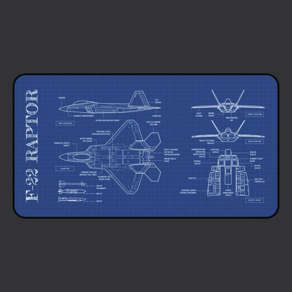 F-22 Desk Mat