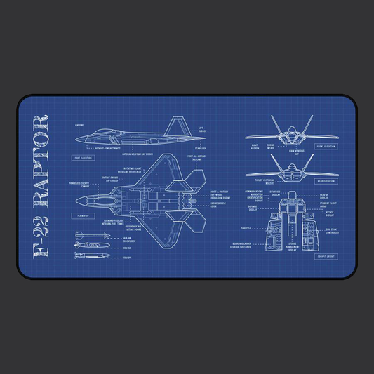 F-22 Desk Mat