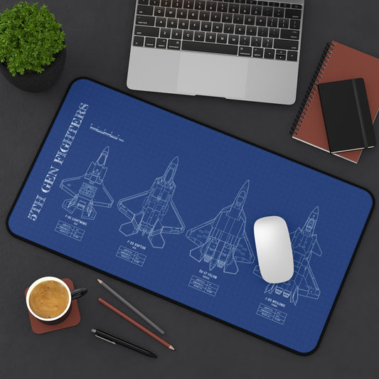 5th Gen Fighters Desk Mat