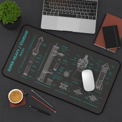 SPACEX Super Heavy Starship Desk Mat