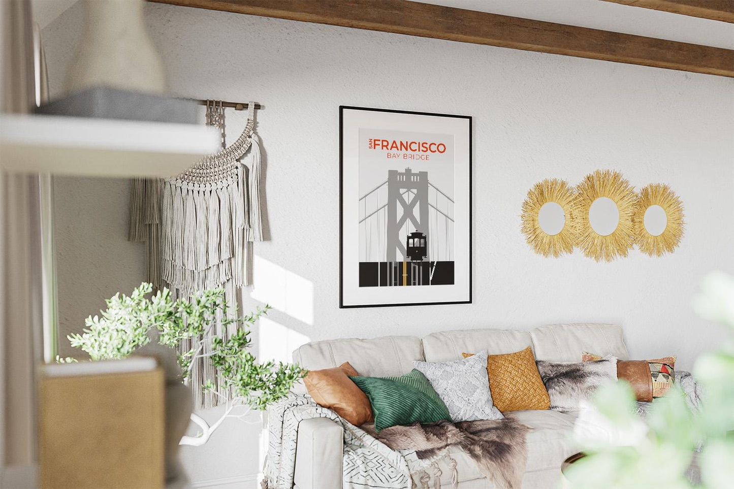 San Francisco Bay Bridge Poster