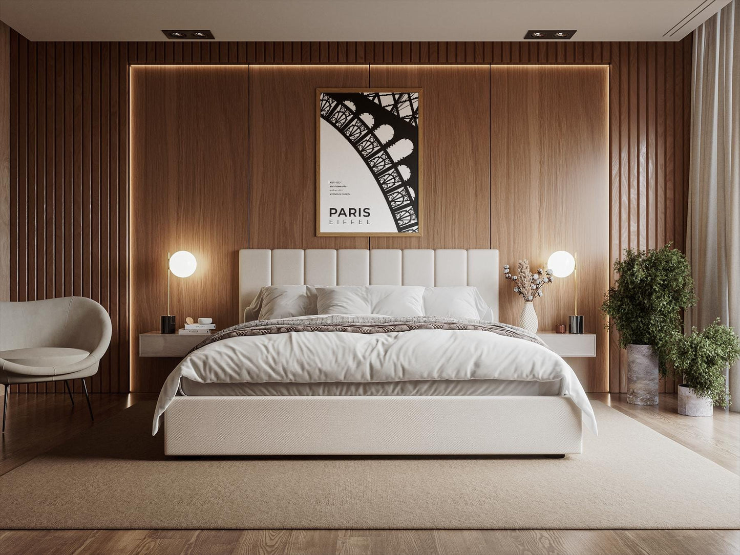 Paris Eiffel Tower Architecture Poster