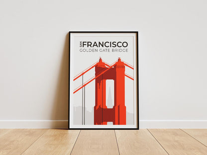 San Francisco Golden Gate Bridge Poster