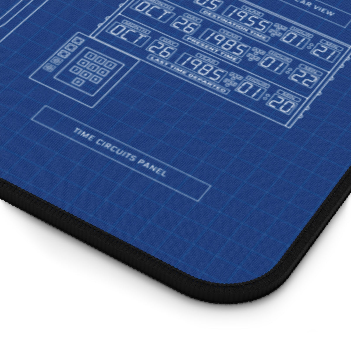 DeLorean Back to the Future Desk Mat