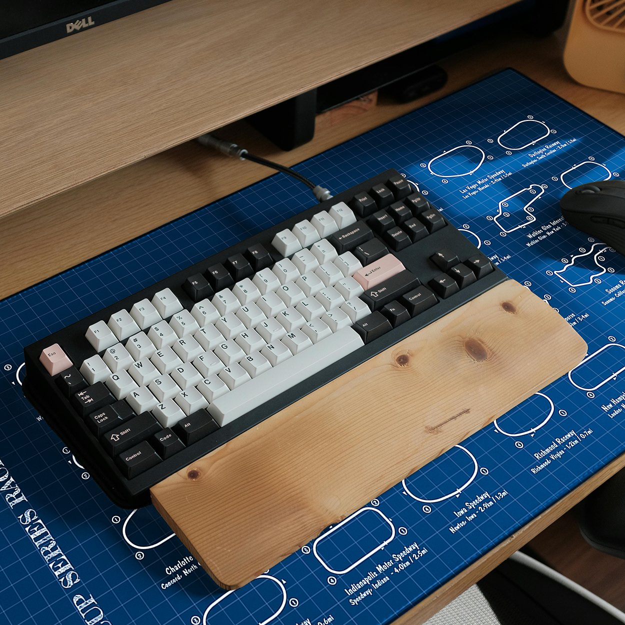 Indycar Race Tracks Desk Mat