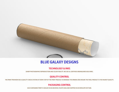 DeLorean Back to the Future Poster