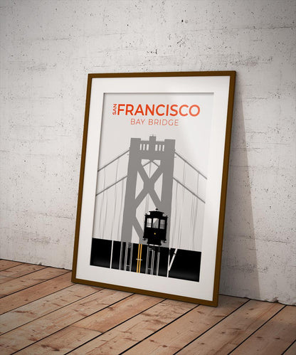 San Francisco Bay Bridge Poster