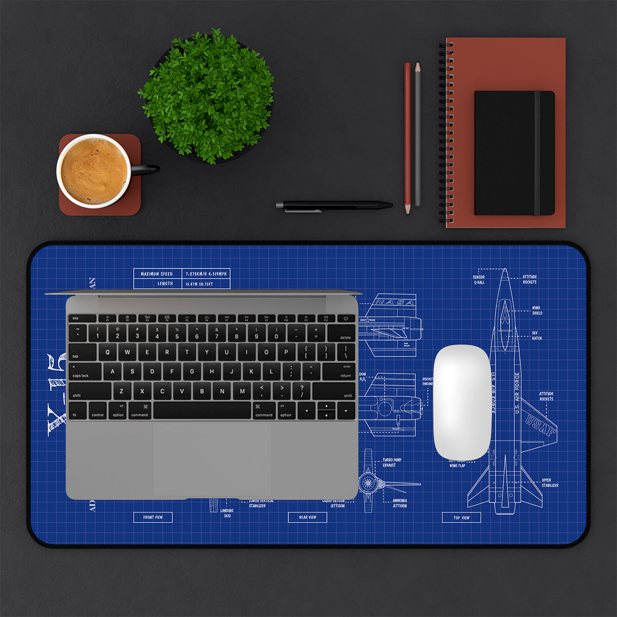 NASA X-15 Desk Mat