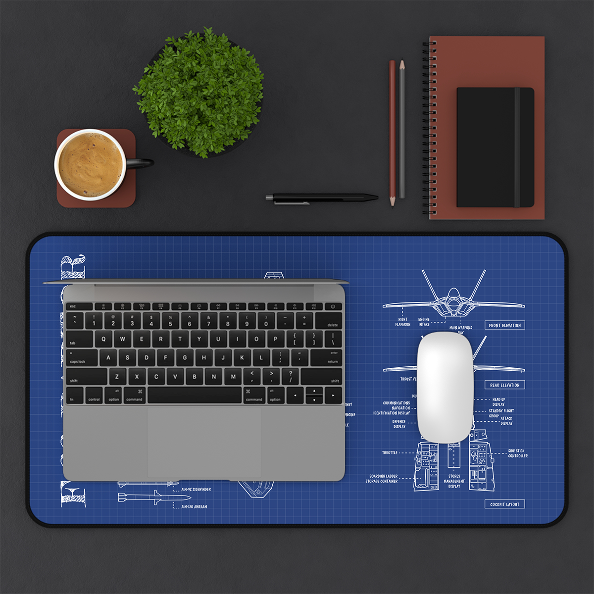 F-22 Desk Mat