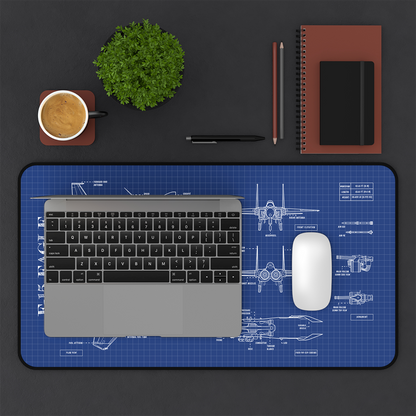 F-15 Blueprint Desk Mat