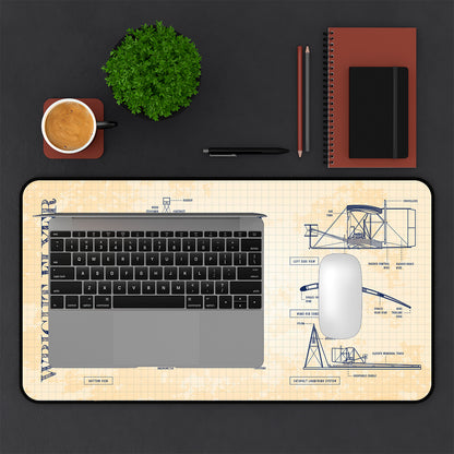 Wright Flying Machine Desk Mat