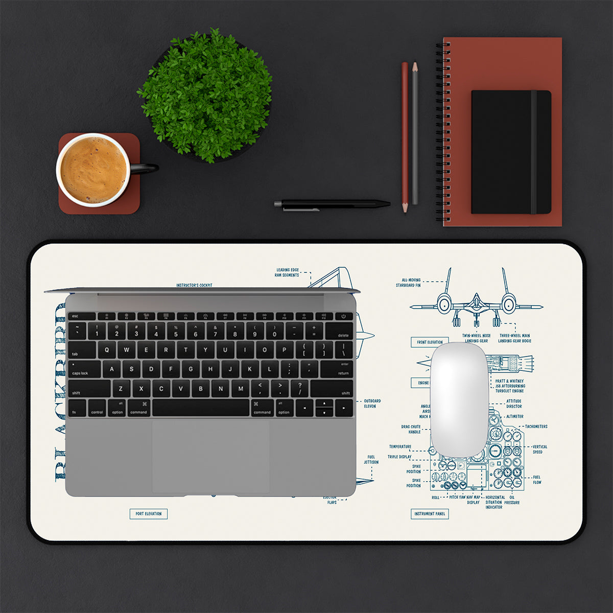 Blackbird SR-71  Desk Mat