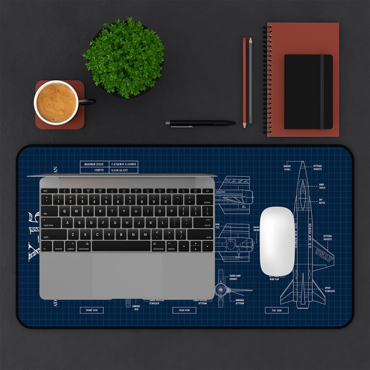 NASA X-15 Desk Mat