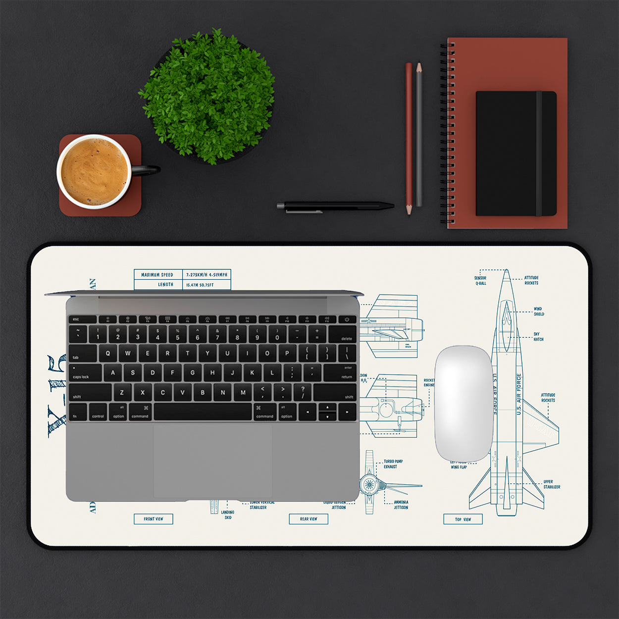 NASA X-15 Desk Mat