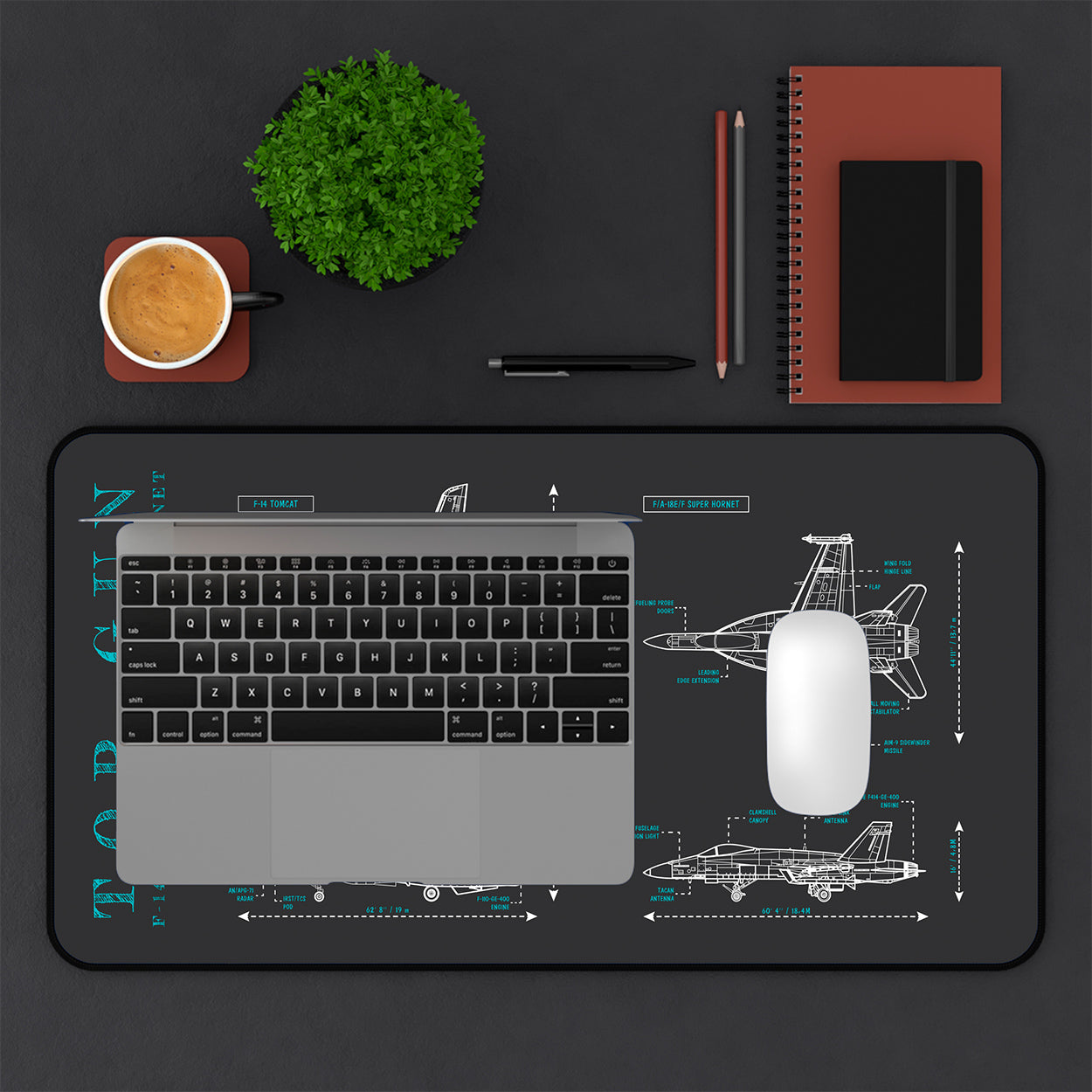 Top Gun Desk Mat