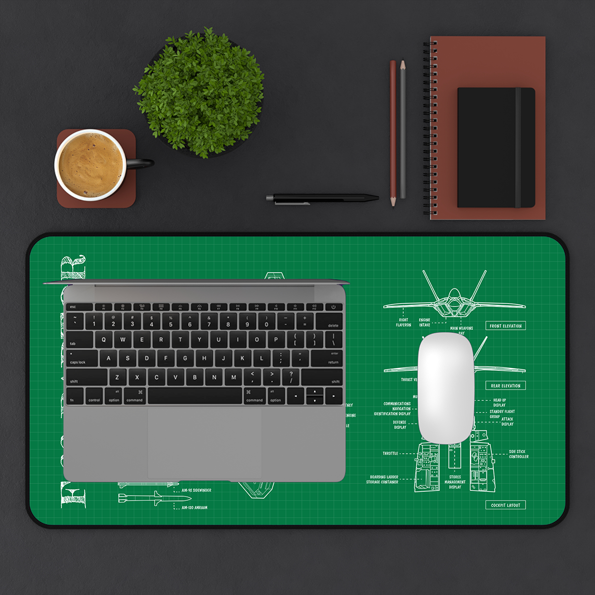 F-22 Desk Mat