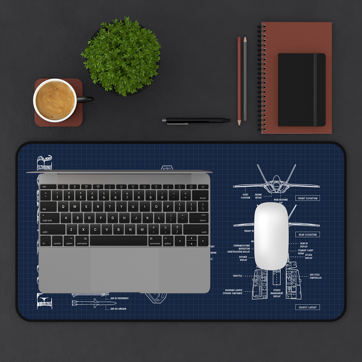 F-22 Desk Mat