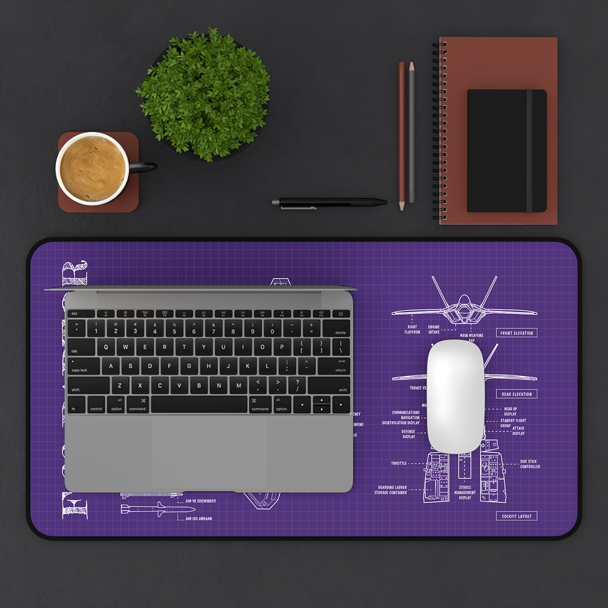 F-22 Desk Mat