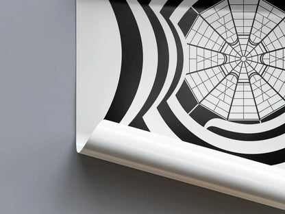 New York Guggenheim Staircase and Skylight Poster