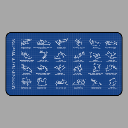 MotoGP RaceTracks Desk Mat