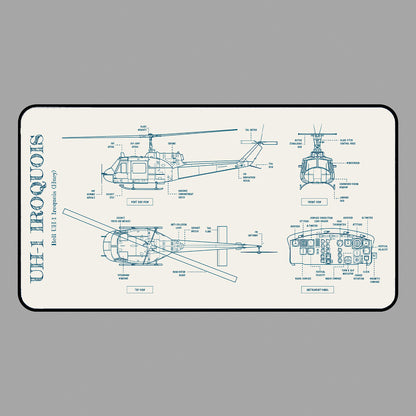 UH-1 Iroquois Desk Mat